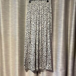 Animal Print Silk Pants